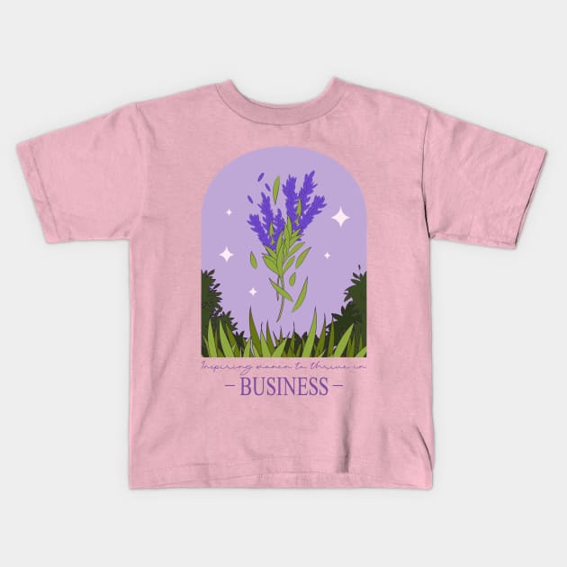 Inspiring Women to Thrive in Business Kids T-Shirt by Andrea Rose